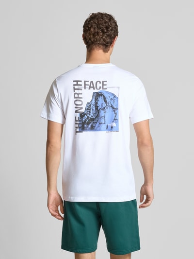 The North Face T-Shirt mit Label-Print Weiss 4