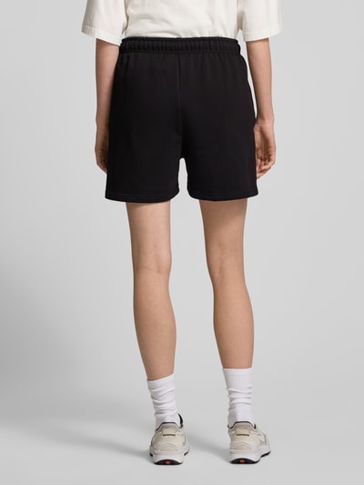 Pegador High waist sweatshorts met labelstitching, model 'SULLY' Zwart - 5