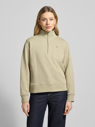 GANT Bluza z dodatkiem bawełny Piaskowy 4