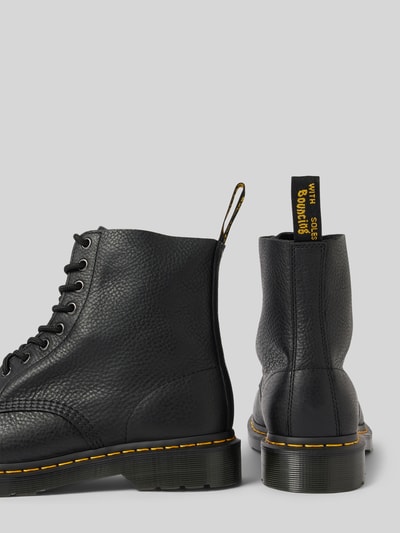 Dr. Martens Buty sznurowane ze skóry z ozdobnym szwem model ‘Eye’ Czarny 2