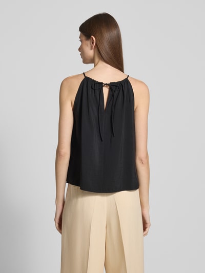 OPUS Top z wiązaniem z tyłu model ‘Foyage’ Czarny 5