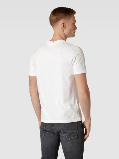 MC2 Saint Barth T-Shirt mit Label-Stitching Weiss 5