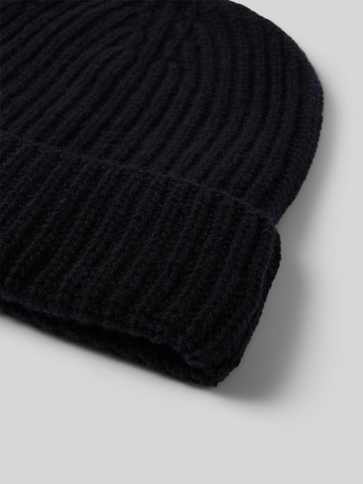 Closed Beanie mit Label-Detail Blau 2