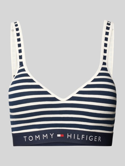 TOMMY HILFIGER Push-up-Bralette aus Baumwoll-Mix Dunkelblau 1
