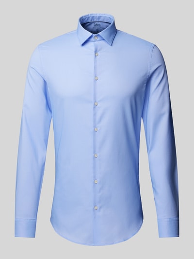 Jake*s Super slim fit zakelijk overhemd met knoopsluiting Bleu - 2