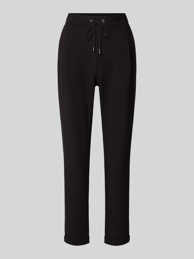 MAC Stoffen broek met Franse steekzakken, model 'Easy Chic' Zwart - 2