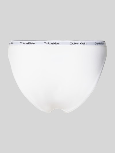 Calvin Klein Underwear Figi z wyhaftowanym logo w zestawie 5 szt. model ‘Bikini’ Czarny 3