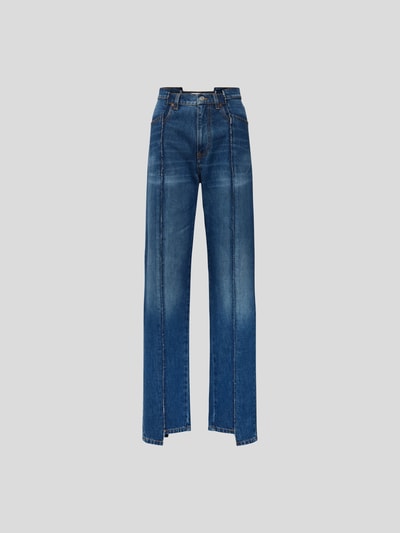 Victoria Beckham Jeans mit Knopf- und Reißverschluss Jeansblau 2