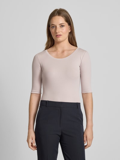 Marc Cain T-shirt van katoenmix met logo-applicatie Kit - 4