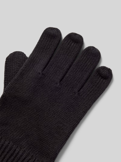 Tommy Hilfiger Handschuhe mit Logo-Stitching Black 3