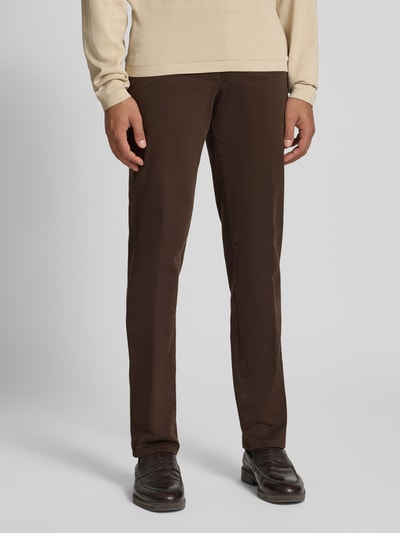 Mmx Chino mit Gesäßtaschen Modell 'Lupus' Dunkelbraun 4