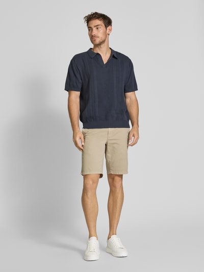 Brax Bermudas mit Eingrifftaschen Modell 'BARI' Beige 1