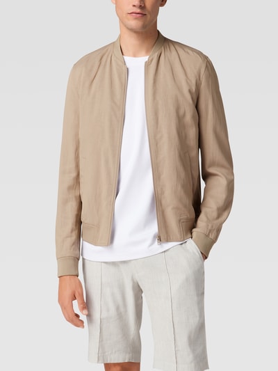 MCNEAL Bomberjacke mit seitlichen Eingrifftaschen Beige 4