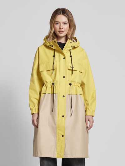 Barbour Parka mit Tunnelzug im Taillenbereich Modell 'EVIE' Sand 4