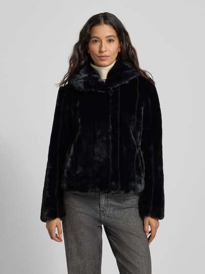 Guess Jacke aus Kunstfell Modell 'NEW SOPHY' Black 4