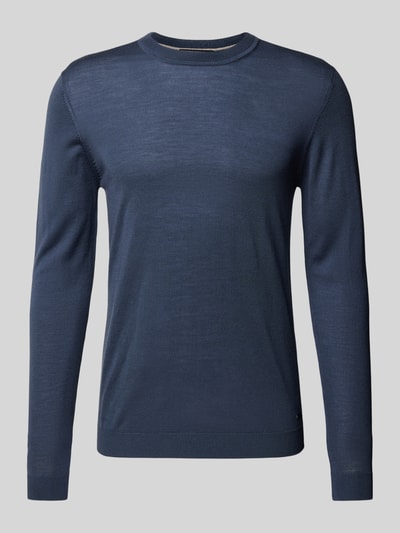 Roy Robson Gebreide pullover met ronde hals Blauw - 2