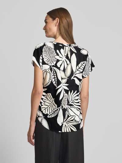 s.Oliver RED LABEL Relaxed Fit Bluse aus Leinen-Mix Black 5