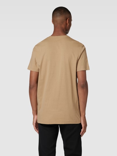 Tom Tailor T-Shirt mit Label-Print Camel 5