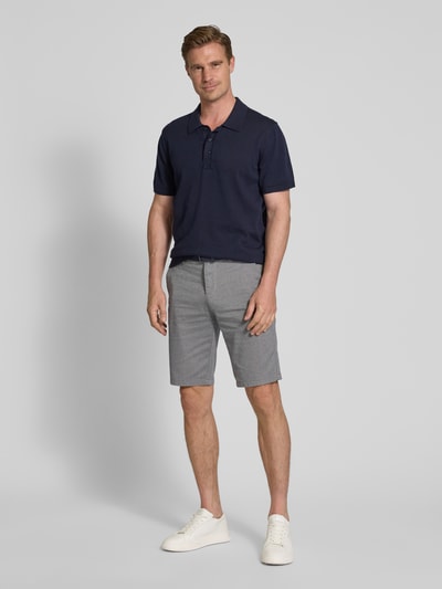 Tom Tailor Slim Fit Bermudas aus Baumwoll-Elasthan-Mix Blau 1