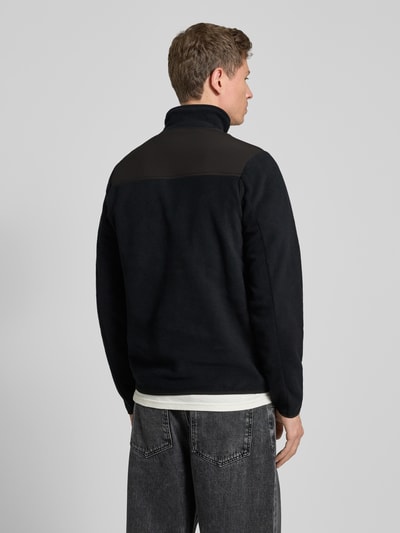 Blend Sweatshirt met opstaande kraag, model 'MARIO' Zwart - 5