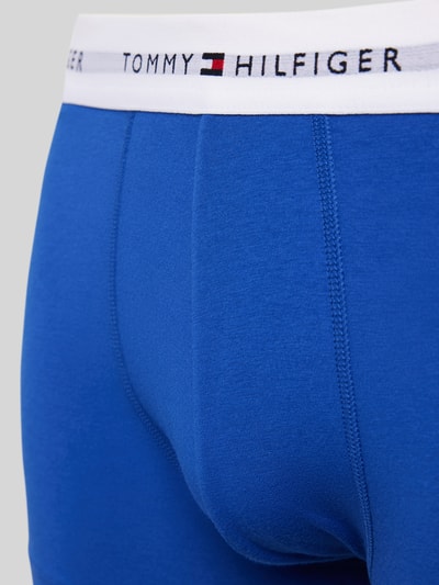 Tommy Hilfiger Trunks mit elastischem Logo-Bund im 3er-Pack Blau 2