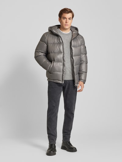 MCNEAL Steppjacke mit Kapuze Anthrazit 1