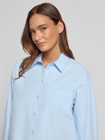 Jake*s Casual Bluzka o kroju relaxed fit z brustaszą Jasnoniebieski 3