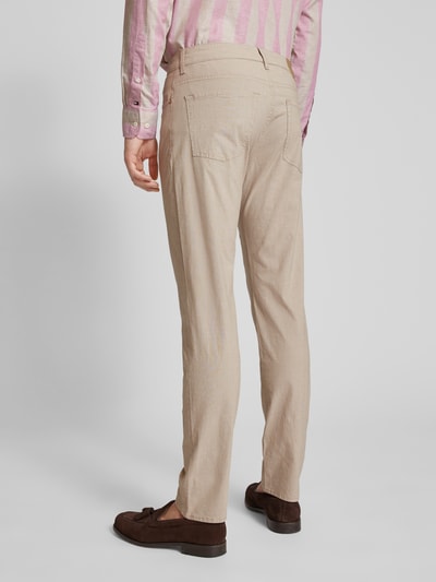 BOSS Regular fit broek in 5-pocketmodel, model 'Maine' Beige - 5