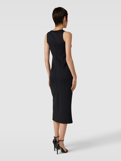 MaxMara Leisure Midi-jurk in effen design, model 'BACCANO' Zwart - 5