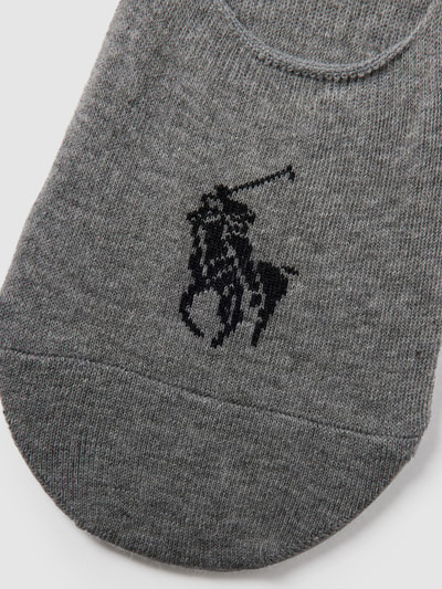 Polo Ralph Lauren Underwear Füßlinge mit Logo-Detail im 3er-Pack Silber Melange 2