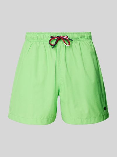 MCNEAL Relaxed Fit Badeshorts mit Logo-Stitching Lind 1