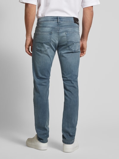 Pepe Jeans Straight Leg Jeans im 5-Pocket-Design Modell 'CASH' Jeansblau 5