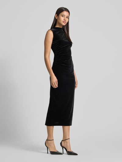 Jake*s Cocktail Slim fit cocktailjurk met plooien Zwart - 1