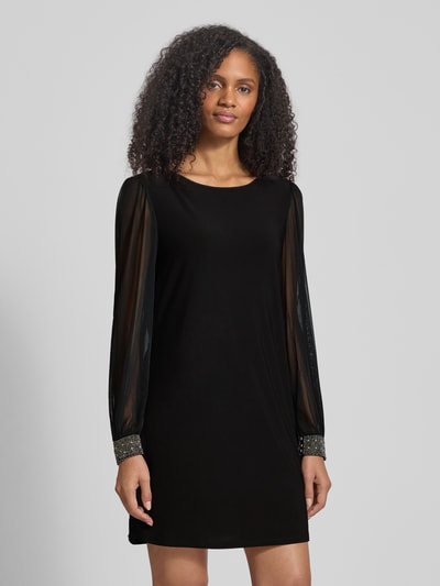 Apricot Minikleid mit Rundhalsausschnitt Black 4