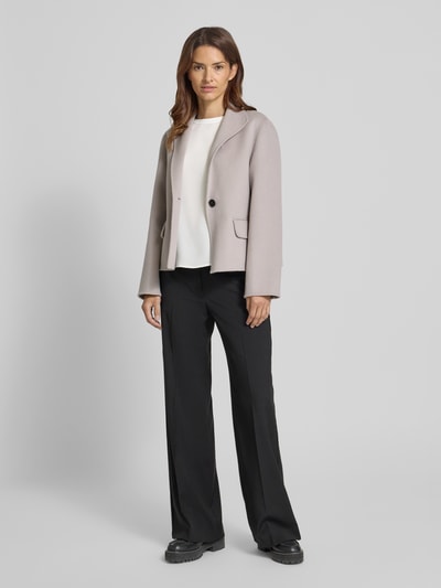 Windsor Slim Fit Blusenshirt mit Rundhalsausschnitt Offwhite 1