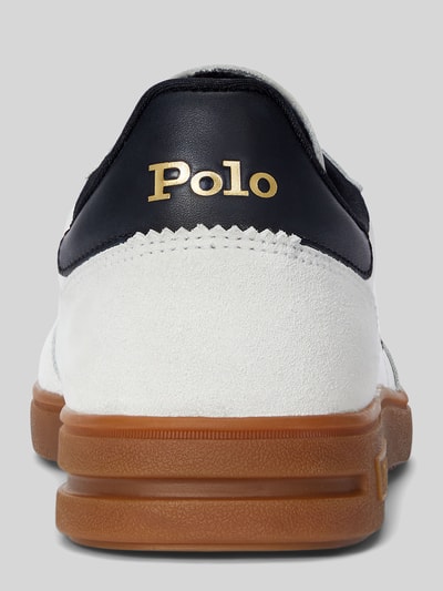 Polo Ralph Lauren Sneakersy z prawdziwej skóry Biały 5