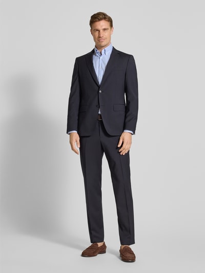 Jake*s Koszula biznesowa o kroju regular fit z kołnierzykiem typu button down Błękitny 1