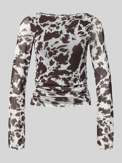 JJXX Longsleeve mit Rundhalsausschnitt Modell 'MINNA' Mittelbraun 2