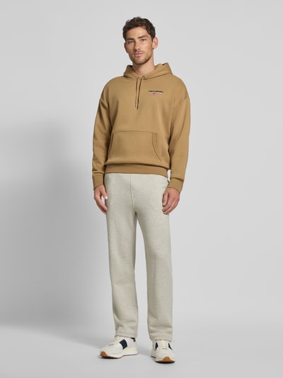 Polo Ralph Lauren Hoodie met labelstitching Kaki - 1