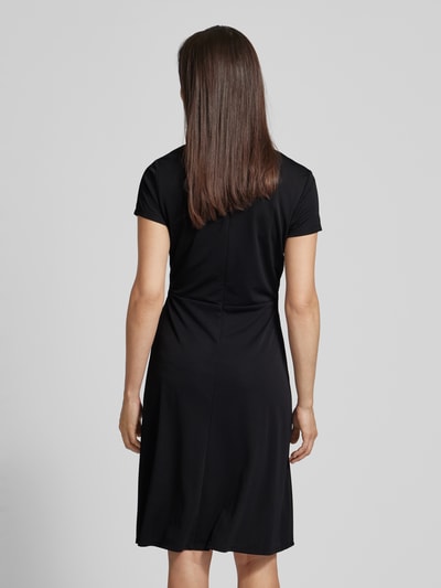 Lauren Ralph Lauren Knielanges Kleid mit Applikation Modell 'KARLEE' Black 5