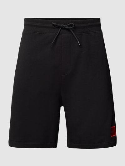 HUGO Bermudas mit elastischem Bund Black 2