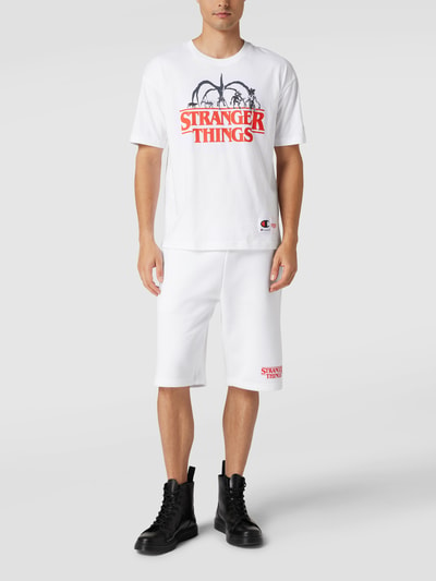 CHAMPION T-shirt met print - Champion x Stranger Things Wit - 1