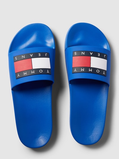 Tommy Jeans Slides mit Label-Details Modell 'POOL' Royal 3