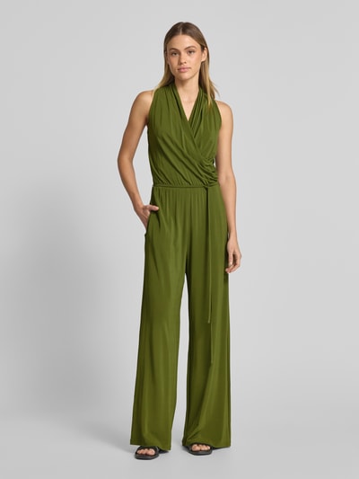 Weekend Max Mara Jumpsuit in wikkellook, model 'GENZANA' Groen - 4