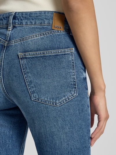 BOSS Slim fit jeans van katoenmix, model 'PARKWAY' Marineblauw - 3