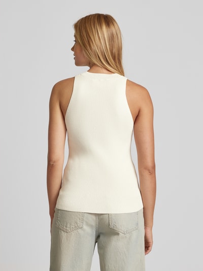 Selected Femme Tanktop in Ripp-Optik Modell 'SOLINA' Beige 5