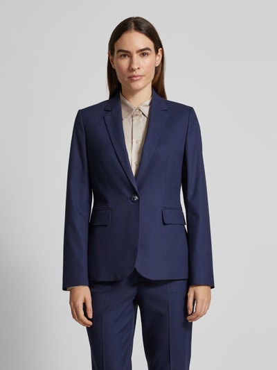 Christian Berg Woman Selection Regular fit blazer met reverskraag Marineblauw - 4