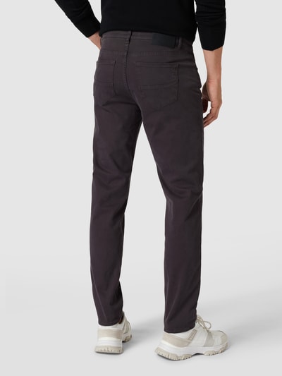 Brax Straight Fit Chino mit Label-Detail Modell 'Cadiz' Mittelgrau 5