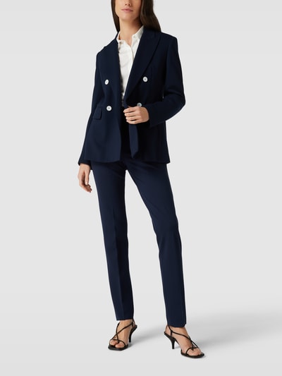 Max Mara Studio Blazer met reverskraag, model 'DILETTA' Marineblauw - 1