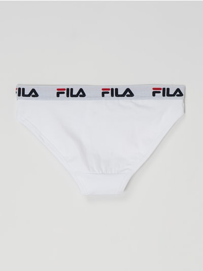 FILA Slipy z dodatkiem streczu  Biały 3